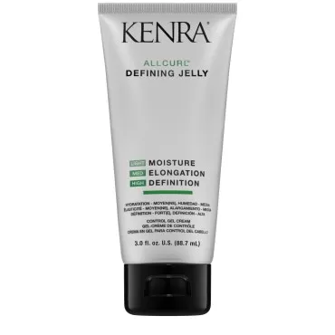 Kenra AllCurl Defining Jelly | Low Hold, No crunch Gel To Enhance Curls & Fight Frizz | Styling for All Curls | Thermal Protection | 72 Hour Moisture Retention | Wavy, Curly, Coily Hair | 3 oz
