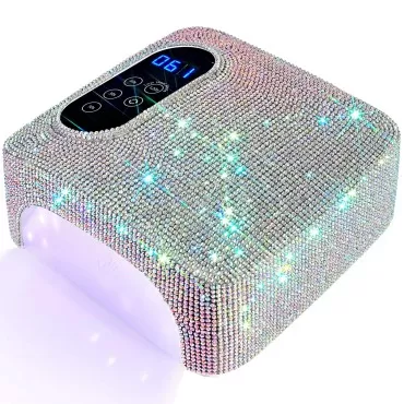 72W UV LED Nail Lamp,Rechargeable Cordless Nail Dr...