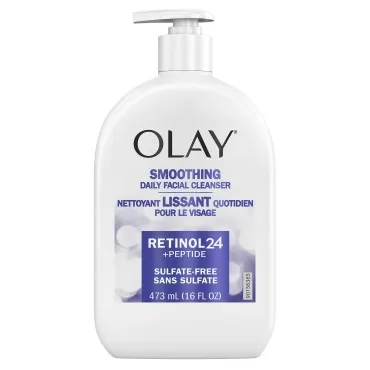 Olay Retinol 24 + Peptide Face Wash, Smoothing, Su...