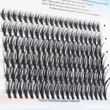MAEXUS Lash Clusters, DIY Eyelash Extension, Individual Lashes 120 Clusters 20D Individual Lash Eyelashes Mini Volume Individual Lashes (M20D 0.07D,8mm-16mm MIX)