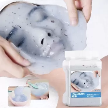 Jelly Mask Powder for Face Mask Skin Care, Natural Gel Facial Masks, Professional Peel Off hydrojelly Mask, Moisturizing, Brightening & Hydrating for Wrinkles & Acne 23 Fl Oz (Hyaluronic Acid)