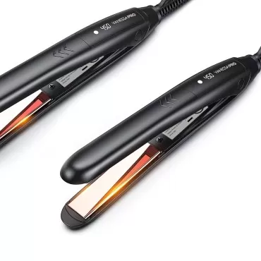 VANESSA PRO Mini Flat Iron Hair Straightener, Smal...