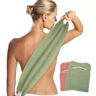 ZOMCHI 2 Pack Back Scrubber for Shower Towel, Exfo...