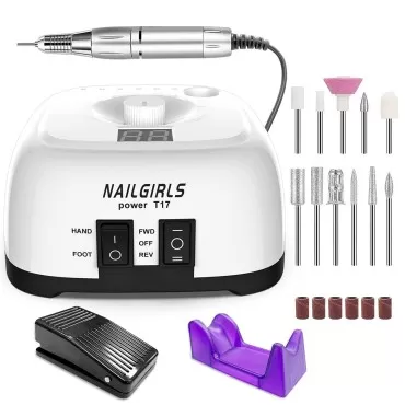 NAILGIRLS Electric Nail Drill Machine - 35000RPM P...