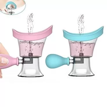 Dexspoeny Eye Wash Cup, 2Pcs Eye Wash Bath, Silico...