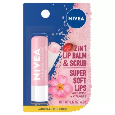 Nivea, Caring Scrub Super Soft Lips, Rosehip Oil +...