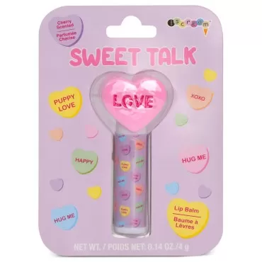 iscream Sweet Talk Candy Heart Shaped Cherry Scented Lip Balm