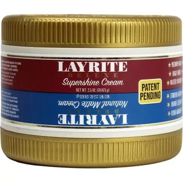 Layrite Deluxe Dual Chamber - Natural Matte & Supershine Cream