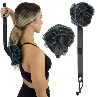 Vive Interchangeable Loofah with Handle - Long Han...