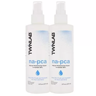 Twinlab Na-Pca Spray - Eucalyptus Oil Body Mist for Women & Men to Support Skin Hydration - 8 fl oz (Pack of 2)