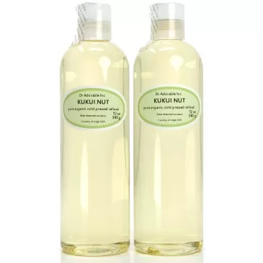 Dr Adorable - 24 oz - Kukui Nut Oil - 100% Pure Natural Organic Cold Pressed (2 of 12 oz)