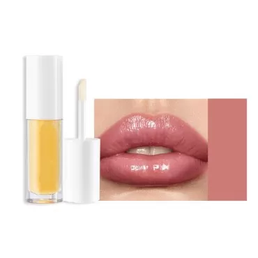 KWOLYKIM Hydrating Lip Glow Oil, Moisturizing Lip Oil Gloss Water Lifter Gloss Plumping Lip Gloss, Lip Oil for Sweet Lip Glaze Care and Dry Lips