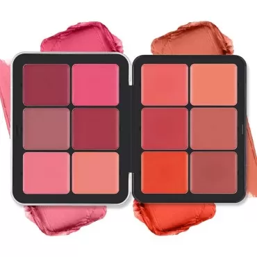 12 Colors Blush Palette,Highlighter Blush Powder M...
