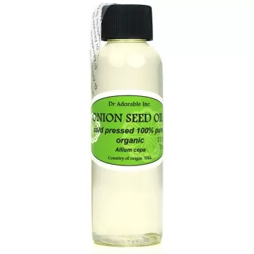 Dr Adorable 2 Oz Premium Onion Seed Oil Organic Natural Hair Care Hair Treatment Cold Pressed