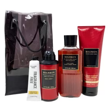 Bath and Body Men's Collection Bourbon Gift Set Ba...