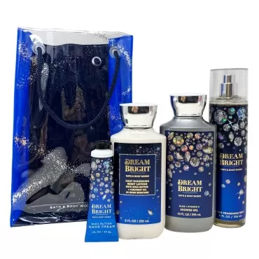 Bath and Body Dream Bright Gift Set Bag - Fragranc...