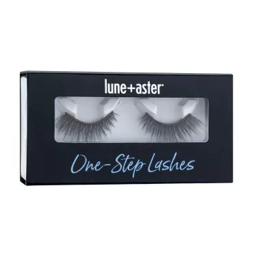 Lune+Aster One-Step Lashes - Natural-looking, pre-glued synthetic mink false lashes. - dermatologist tested, cruelty free, paraben free, phthalates free, allergy tested, vegan