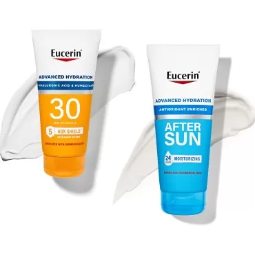 Eucerin Sun Advanced Hydration SPF 30 Sunscreen Lotion Advanced Hydration After Sun Lotion (5 fluid ounce sunscreen and 6.7 fluid ounce after sun lotion)