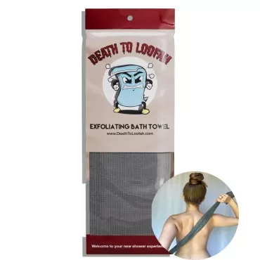 Death To Loofah: Exfoliating Shower Towel - Japane...