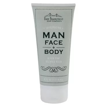 San Francisco Soap Company Man Face and Body Wash (Black Pine)