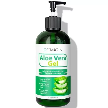 100% Aloe Vera Gel for Sunburn Relief - After Sun ...