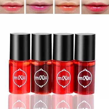 4Pcs Lip Tint Stain Set,Lip Liquid Lipstick Water ...