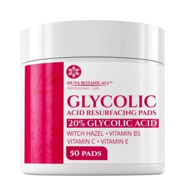 20% Glycolic Acid Pads (50 Pads) - Exfoliating Pad...