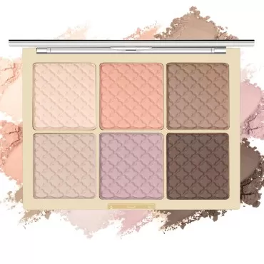 HOSAILY 6 Colors Blush and Highlighter Palette Con...