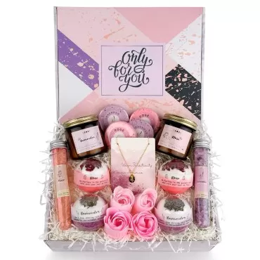 Women Spa Gift Basket, 18PCS Birthday Gift for Wom...