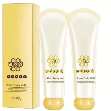 S SOORIYAN Honey Mask,Honey Tearing Mask Oil Control Blackhead Remover Honey Tearing Peel Mask Off Dead Skin Clean Pores Peel Mask Dead Skin (2PCS)