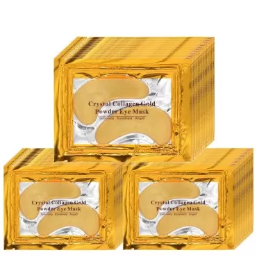 BKPPLZP 30 Pairs 24K Gold Eye Pads Under Eye Mask,...