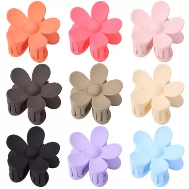 DELOVO 9 Pack Flower Claw Clips Big Hair Claw Clip...