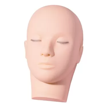 Amber Lash Mannequin Head With Embedded Layered ey...