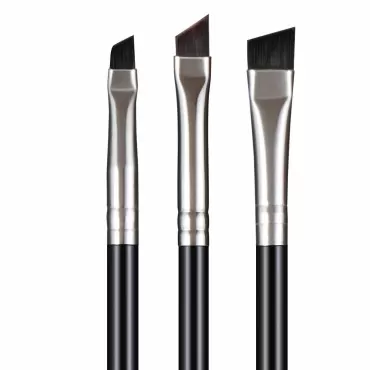 Eyeliner Brush-Osinee Angled Eyeliner Brush, Fine Point Eyeliner Brush, Ultra Thin Slanted Flat Angle Makeup Brushes Set(3PCS)