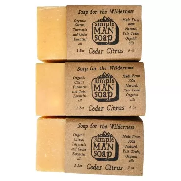 Bee The Light Simple Man Soap - Men's All Natural ...