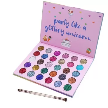 ABELYN 30 Colors Glitter Eyeshadow Makeup Palette ...