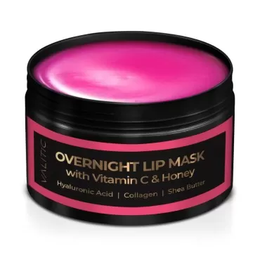 Valitic Hydrating Lip Mask - For Dry and Chapped Lips - Lip Treatment for a Soft and Supple Lips - Infused with Vitamin C, Hyaluronic Acid and Collagen - 30G - 1 Pack