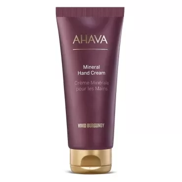 AHAVA Vivid Burgundy Mineral Hand Cream, 100ml...