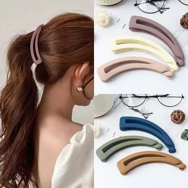 6 Pcs Large Banana Clips, Strong Hold Ponytail 4.7...