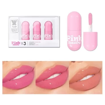 TheFellie Lip Stain Tint, 3 Colors Capsule Pills L...