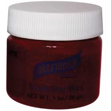 Graftobian Theatrical Modeling Wax Blood Color Pro Make-Up Special Effect 1oz
