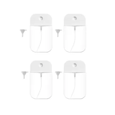 TJaXZQaF 50 ML Portable Card Spray Bottles, Refillable Portable Empty Perfume Atomizer Vials,Suitable for essential oils, perfumes,facial mists, hair mists, small plant mists,4 Pack
