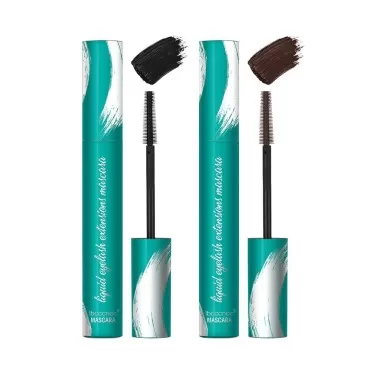 2PCS Mascara Black Brown Long-Lasting Waterproof f...