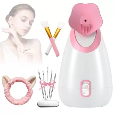 AUSSEN Facial Steamer,Nano Ionic Hot Mist Face Ste...