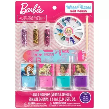 Barbie- Townley Girl Water Based Peel-Off Nail Pol...