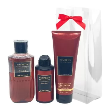 Bath & Body Works Bourbon for Men 3pc bundle - Gif...