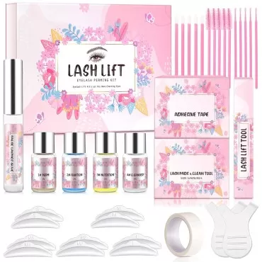 Lash Lift Kit, Eyelash Perm Kit, Eyelash Curling Kit, Eyelash Lifting Lasting, Durable and Natural, Ideal for Personal Use and Gifts for Birthdays…