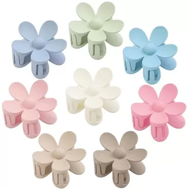 Flower Hair Clips 8PCS Hair Claw Clips Nonslip Lar...