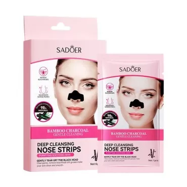 PalmJoy Blackhead Pore Strips, Deep Cleansing Charcoal Strips with Instant Blackhead Removal (6PCS)